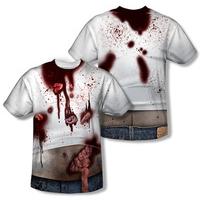 Zombie Slob Costume Tee (Front/Back Print)