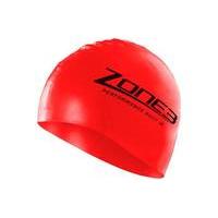 Zone3 Silicone Swim Cap | Red