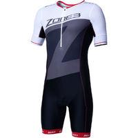 zone3 mens lava long distance short sleeve aero suit tri suits