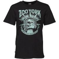 Zoo York Mens Death Of Liberty Graphic T-Shirt Anthracite