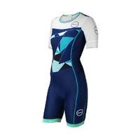 zone3 womens lava long distance short sleeve aero suit tri suits