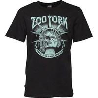 zoo york mens death of liberty graphic t shirt anthracite