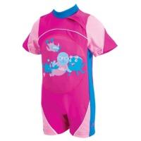 zoggs swimfree floatsuit pink 1 2 years