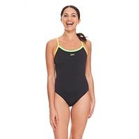 Zoggs Cannon Strikeback Ladies Swimsuit - Black, 32\