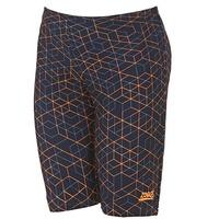 Zoggs Maze Boys Swimming Jammers - Black/Orange, 23\