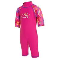 Zoggs Mermaid Flower Sun Protection One Piece Suit - 1 - 2 Years