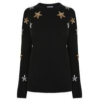 ZOE KARSSEN Sequin Star Sweatshirt