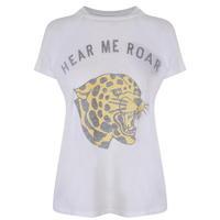 ZOE KARSSEN Hear Me Roar T Shirt