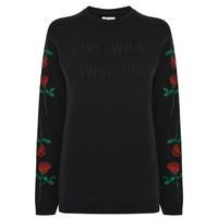 ZOE KARSSEN Live Wild Rose Sweatshirt