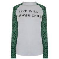 ZOE KARSSEN Live Wild Leopard T Shirt