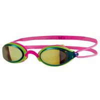 Zoggs Fusion Air Gold Mirror Swimming Goggles AW16 - Pink