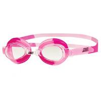 zoggs little swirl kids swimming goggles pink