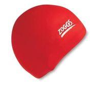 Zoggs Standard Silicone Swim Cap - Red