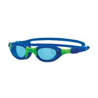 Zoggs Super Seal Junior Goggles - Blue/Green Frame/Light Blue Lenses
