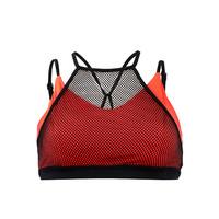 Zobha Red Sports Bra Blondie