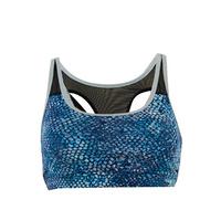 Zobha Mesh Back Blue Bra Love