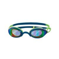 Zoggs Fusion Air Gold Mirror Swimming Goggles - Blue