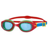 zoggs little sonic air kids swimming goggles bluered