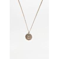 zodiac pendant necklace light grey