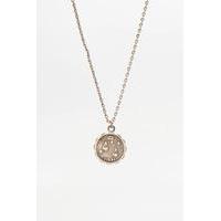 zodiac pendant necklace white