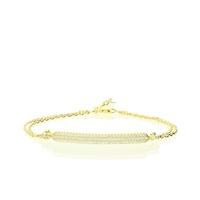 Zohara Bar Bracelet In Yellow Gold