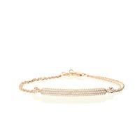 Zohara Bar Bracelet In Rose Gold