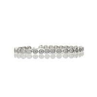 Zohara Diamonds by the length Tennis Bracelet in Sterling Silver with Cubic Zirconia Detailing