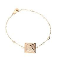 Zohara Pyramid Bracelet In Rose Gold