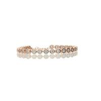 Zohara Diamonds by the length Tennis Bracelet in Rose Gold with Cubic Zirconia Detailing