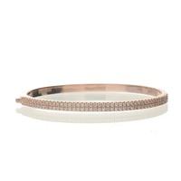 Zohara Rose Gold Bangle with Cubic Zirconia