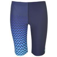 zoggs chevron swimming jammers junior boys