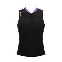 Zone3 Women\'s Aquaflo Top - Black/Purple - X-Small