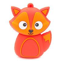 ZPK37 16GB Red Fox Cartoon USB 2.0 Flash Memory Drive U Stick