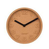 ZUIVER CORK WALL CLOCK with Moulded Numbers