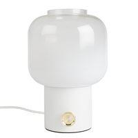 ZUIVER OMBRE GLASS TABLE LAMP in White