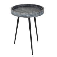 ZUIVER KARRARA SMALL ROUND SIDE TABLE in Grey