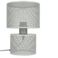 zuiver metal grid table lamp in grey