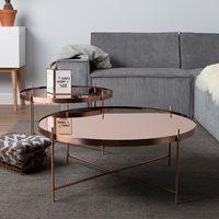ZUIVER CUPID LIVING ROOM SIDE TABLE in Metallic Copper Finish - Large