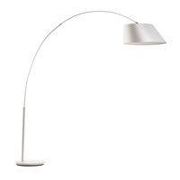 zuiver arc study floor lamp in white