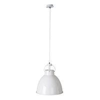 ZUIVER WHITE PENDANT CEILING LIGHT in Industrial Metal Finish