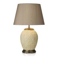 ZUC4233/ZUC1401 Zuccaro Small Table Lamp With Taupe Shade