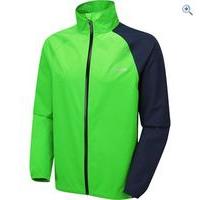 Zucci Men\'s 2.5 Waterproof Cycling Jacket - Size: M - Colour: IRIS-FLUO GREEN