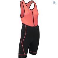 zucci womens elite bib short size 26 colour iris fluro pink