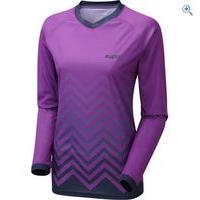 zucci womens mtb long sleeve jersey size 20 colour bright violet