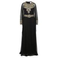 zuhair murad embellished silk kaftan dress