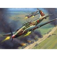 Zvezda, 1:72, Ilyushin IL-2M Soviet WWII Ground Attack Aircraft, # 7279, 