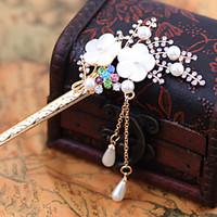 Z?X Fashion Vintage Pearl Hair Sticks Wedding / Rhinestone Party / Daily 1pc