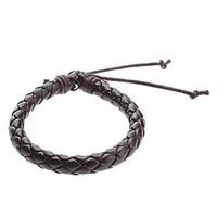 zx single color cow leather cord bracelet