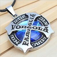 zx fashion cross pendant blue rhinestone with silver alloy pendant nec ...