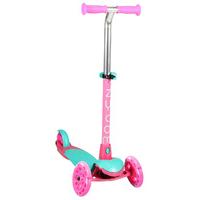 Zycom Zing Complete Scooter w/Light Up Wheels - Teal/Pink